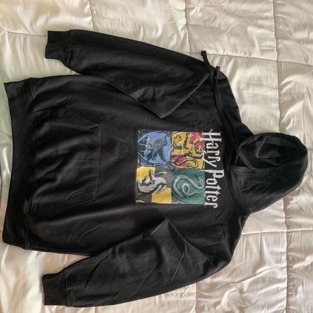 Harry-potter Men's Black Hoodie